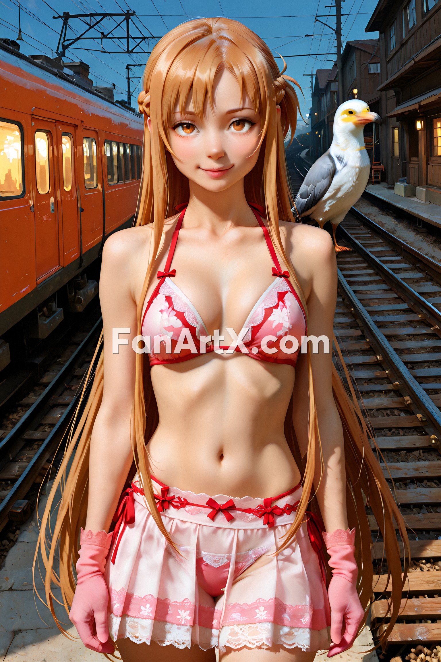 Sao Asuna Yuuki Fanart - Sword Art Online character 5213496
